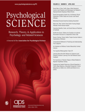 Psychological Science April 2022